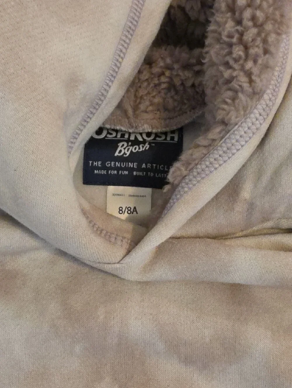 Kids Long Sleeve Pullover Sweatshirt - Navy, Olive Stripe, Camo Beige 3 Tops